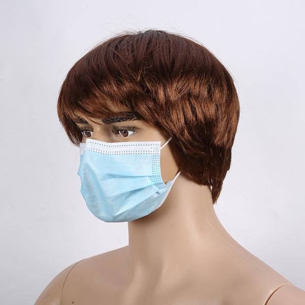 Factory Approved 3 Ply BFE 95% NonWoven Skin Friendly Disposable Face Mask