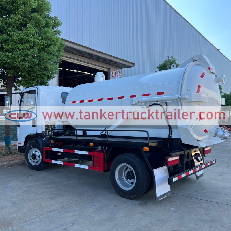 FAW 4x2 Vacuum Tanker Truck for Septic Waste and Sewage Collection