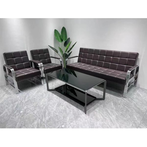 Современный салон красоты Спа Салон ожидания Диван 1 3 места Комфортный офисный диван Кожаный прием диван Диван