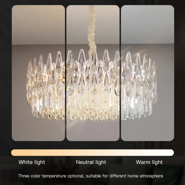 Duplex Building Living Room Chandelier Building Stairway Long Chandelier Luxury Crystal Lamp(WH-CY-269)