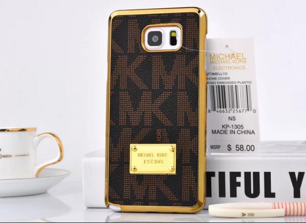 MK leather PC hard Case For iPhone 4 5s 6s plus SAMSUNG galaxy S6 S7 NOTE 3