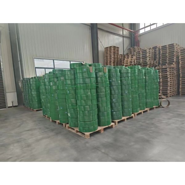 PET packing belt for cement brick factory, width: 9-32mm ,Strong tension, good straightness