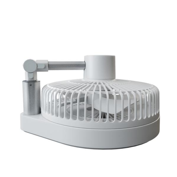 4 Speed Wind Foldable Oscillating Fan Portable Height Adjustable USB Rechargeable