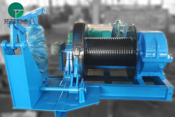 10 Ton Material Handling Electric Belt Type Brake Industrial Winches With Wire Rope