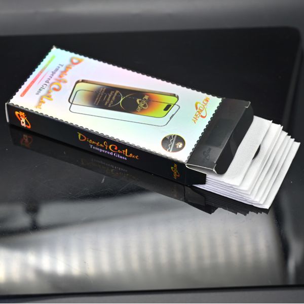 Стеклянная защитная пленка для экрана с бриллиантовыми кружевами для iPhone 15PRO MAX