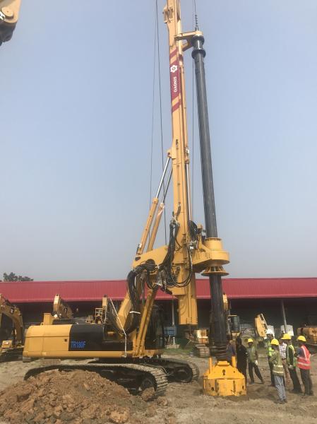 Real-time Data Display Rotary Drilling Rig Portable Micro Hydraulic Piling Rig Machine TR180F