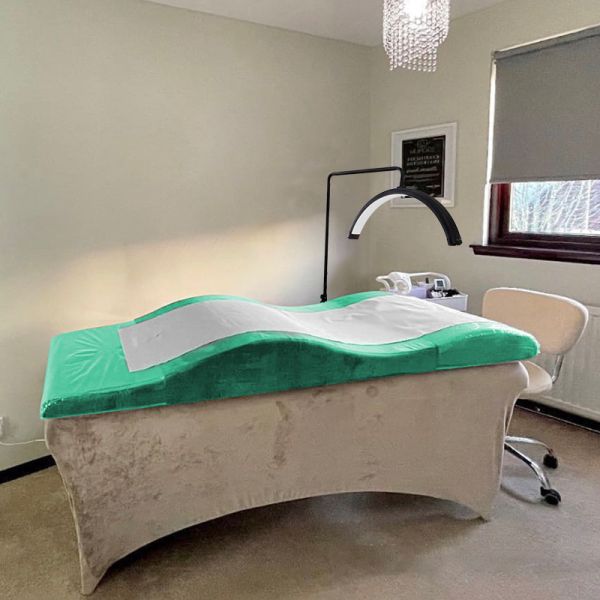 The Ergonomics high-resilience foam Nap beauty salon velvet bed topper mattress