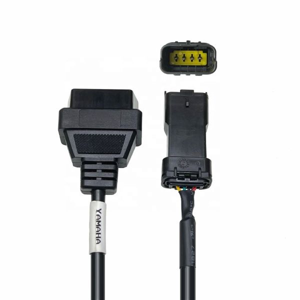 Car Fitment Delorean Motorcycle OBD II Diagnostic Cable for Ducati 4Pin to 16Pin Code Reader Convertor Scanner Adaptor