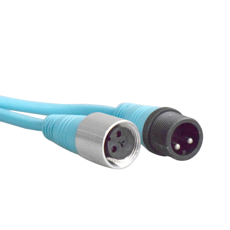 IP67 M27 2 Pin Waterproof Connector 20A Panel Mount LED Light Wire Connectors