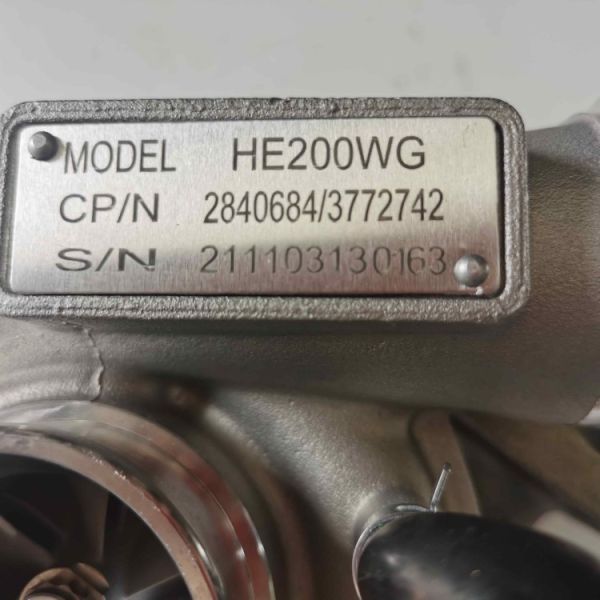 3772742 2840684 NEW HE200WG Truck Turbocharger For Foton Cummins Diesel