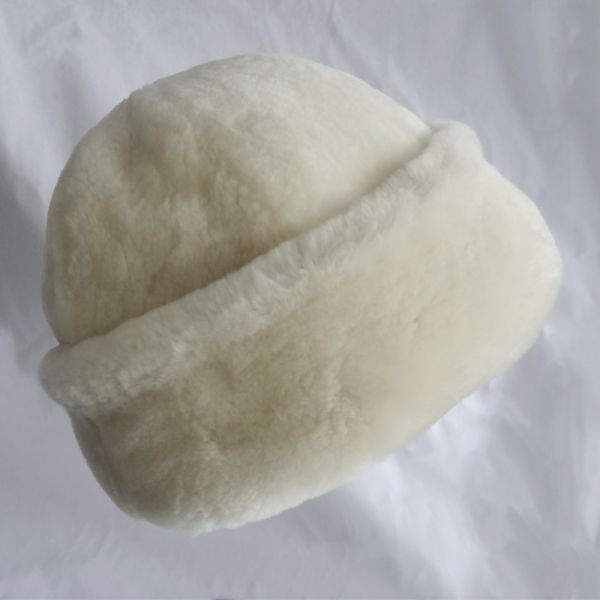 Hot selling cheap lining American cotton 6 panal shearling hat
