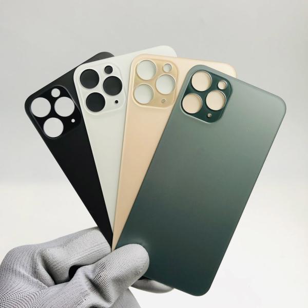 Big Hole Iphone 11 Pro Max Back Glass Cover White With Logo