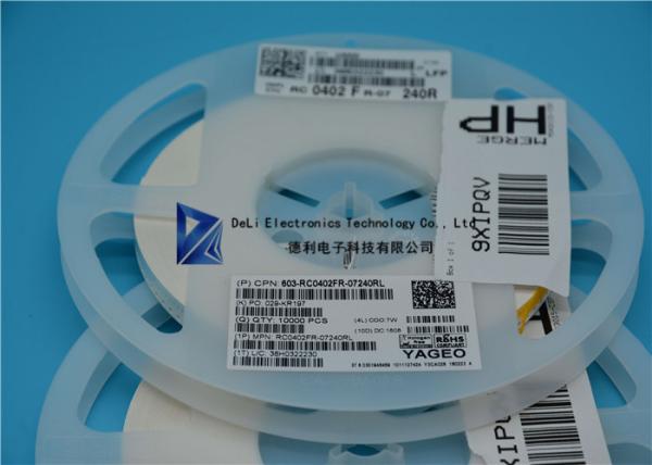 0402 Ohm Resistant Surface Mount Resistor Thick Film RC0402FR 07240RL