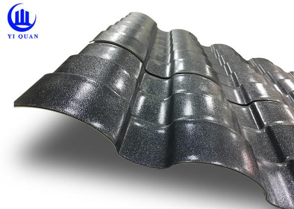 Impact Resistant Plastic Corrugated Roofing Sheets For Bus Station Villa Park