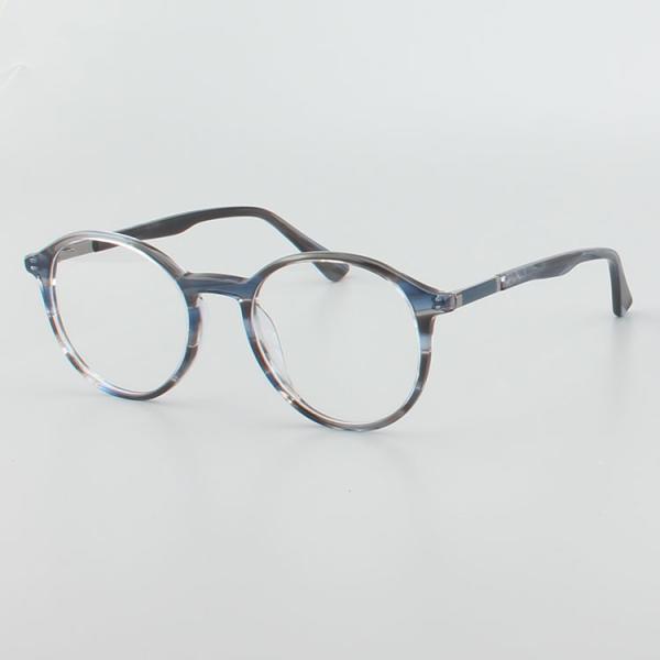 Classical Round Retro Anti Blue Light Acetate Optical Frame