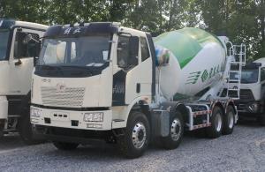 90% New Concrete Mixer Machine With Single And Half Cabin 8*4 FAW Mixer Truck