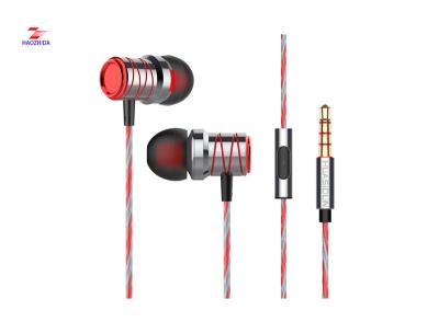 Impedance 16Ω with Metal Mircophone TPE Material HZD1811E and ring off  playing  stop and  volume control earphone