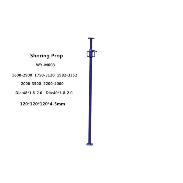 Painting power coating adjustable shoring scaffolding props height 1.6-4m