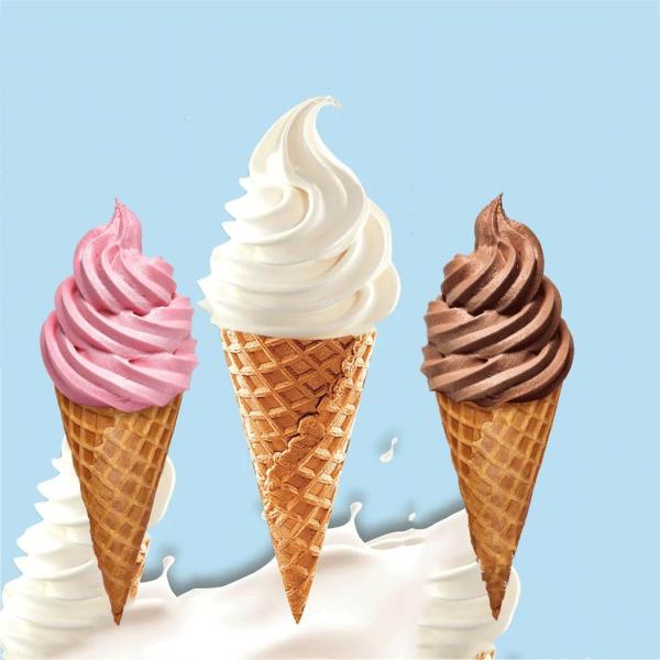 NYF-8230T Commercial Table Top Soft Serve Ice Cream Machine with Air Pump Three Flavors Refrigerating R22/R410A/R404A