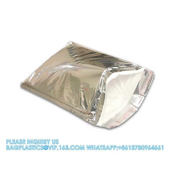 9 X 12 Inch Disposable Metallic Aluminium Foil Hot Cold Thermal Insulated Bubble Cooler Mailers Envelope