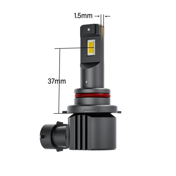 Masters FH-9005 HB3 1:1 con bombilla de halógeno 80W 1840lm 8000k bombilla de faro LED