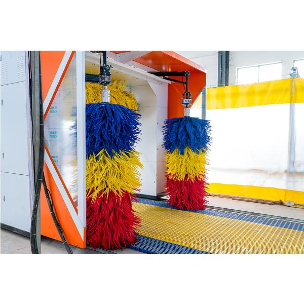 Car Cleaning 368*230*285cm Full Automatic Rollover Car Wash Machine Equipment with Style and 3 Brush System