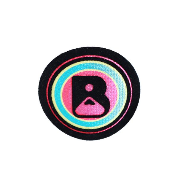 Personalized Design Heat Transfer Printing Custom Football Team Club Logo 3D Flocking Patch