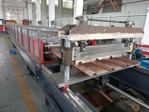 26-29 Gauge 30M/Min R/PBR Panel Metal Roof Sheet Roll Forming Machine