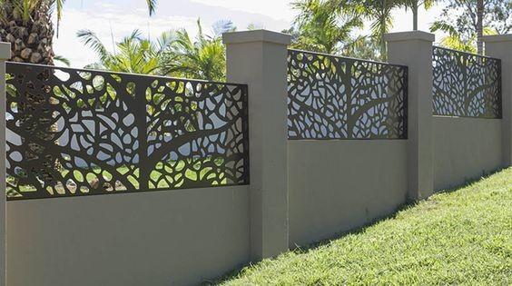 Powder coating steel cut partition or aluminum screen panel for metal screen fence or facade