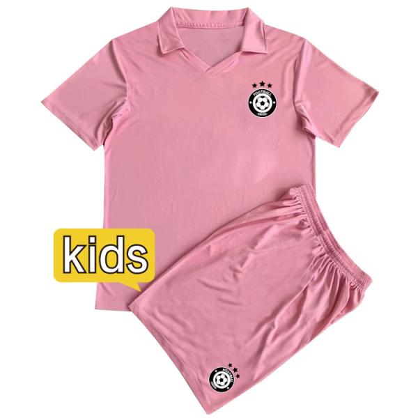 Pink Thai Quality Football Shirts Soccer Jersey Customized Logo Printing OEM/ODM