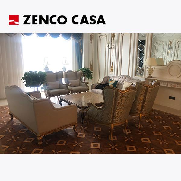 European Style Hotel Lobby Leisure Furniture Set Including Sofa Leisure Chair Coffee Table