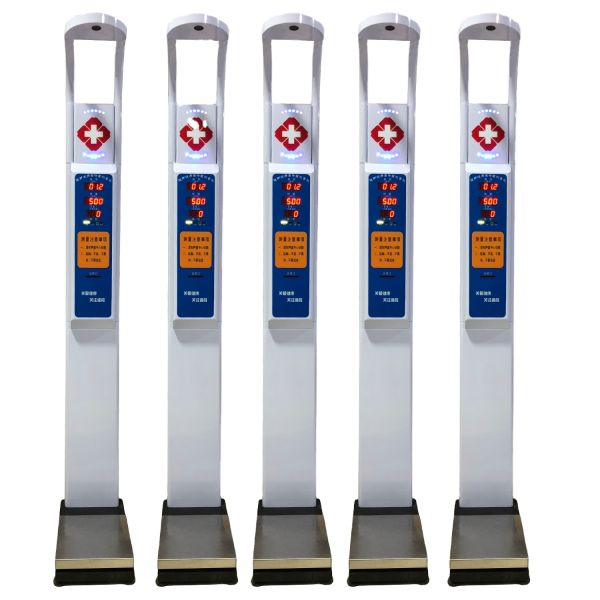 Professional CE Certified Ultrasonic BMI Height and Weight Scale for Accurate Measurements