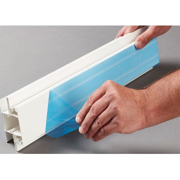 150 Micron PE Protective Film To Protect Metal Surfaces Rough Plastics