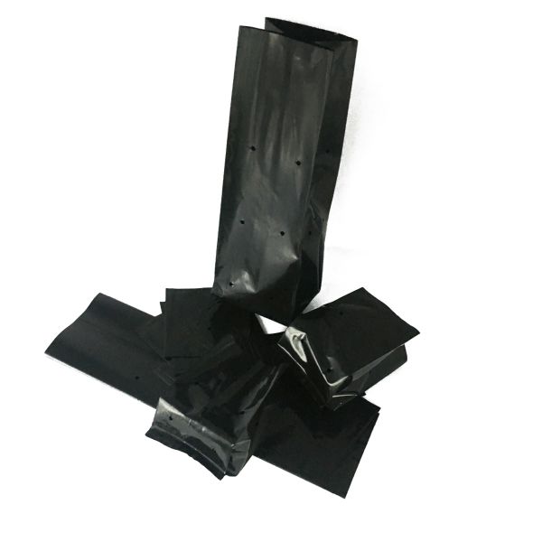 Белая черная пластмасса растет сумки питомника сумки с отверстиями