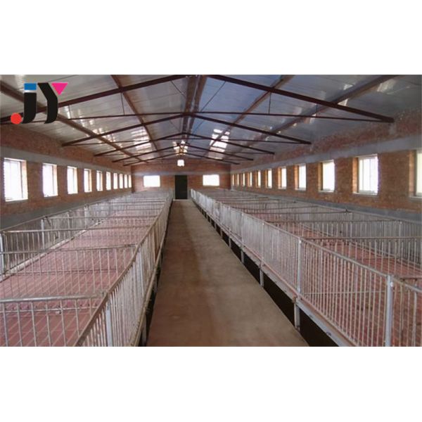 Prefabricated Cowshed Dairy Cow Cattle Farm Shed Barns House with Strength Steel Type