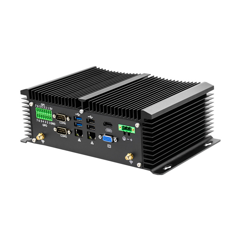 COM RS232 RS485 VGA 6 промышленного мини ПК двойной видео- HDMI Intel Celeron J1900
