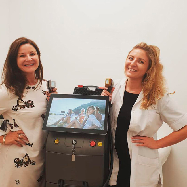 Высокочастотный 1-10HZ 808 диодный лазерный эпилятор с выходной мощностью 600 Вт