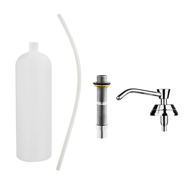 34oz Lavatory Brass Kitchen Soap Dispenser Wall Mounted Soap Dispenser Brass OEM