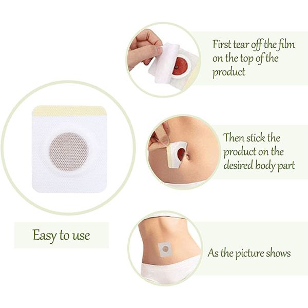 30pcs Chinese Natural Herbal Medicine Magnet Slimming Patch Fat Burning Weight Loss Stickers Health Care Body Massager
