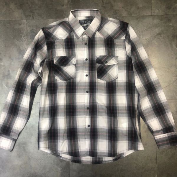 Men'S 8 Color Cotton Plaid Shirts