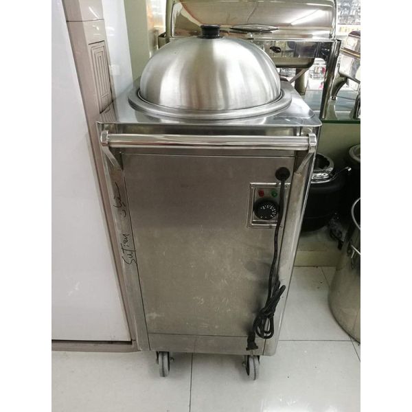 Крышка нержавеющей стали крышки купола серебра Φ36КМ круглая для тележки грелки плиты