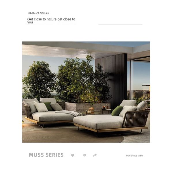 Customized Luxury Pool Teak Wood Lounge Chair With Wheels Lesiure Bed