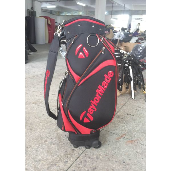 Nylon golf bag , professional golf bag,golf cart bag with wheel