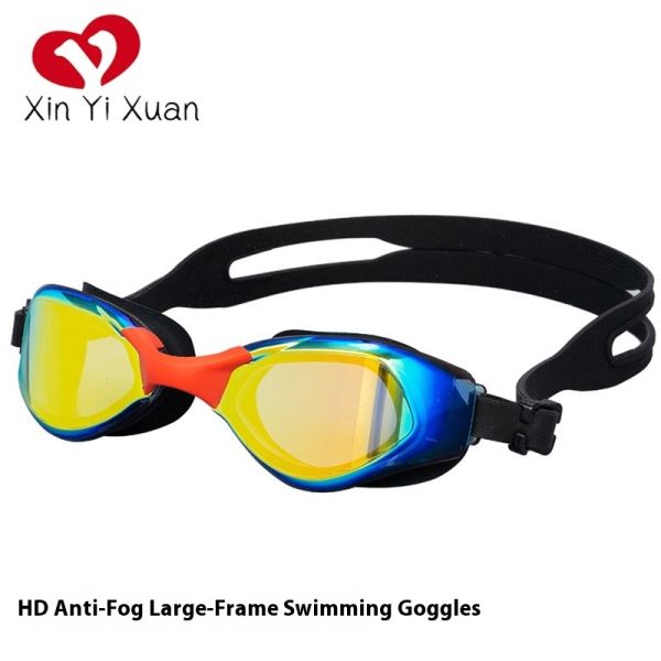 Professional Adult Training Swim Goggles Factory Wholesale, Impact Resistant PC Lens with Skin-Friendly Silicone Seal & Elastic Head Strap, Waterproof
