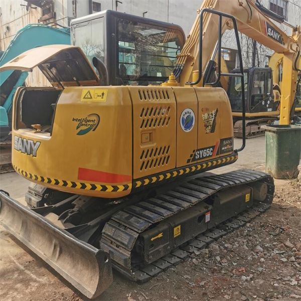 Compact Health Condition Rubber Track Excavator Sany 65 with 0.25 m3 Bucket Capacity