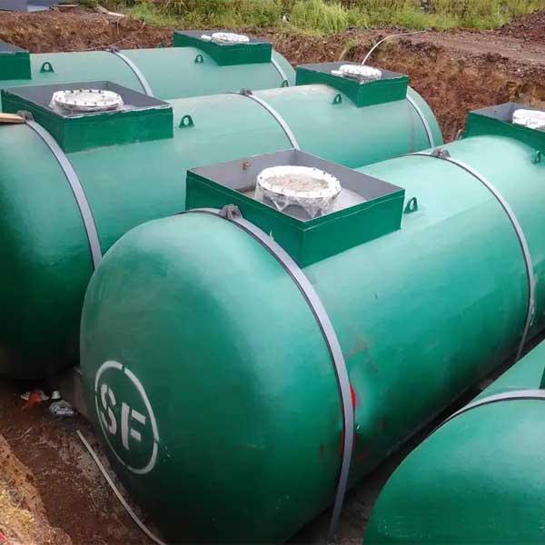 пластмасса стеклоткани FRP бака для хранения 70m3 SF топлива 100cbm