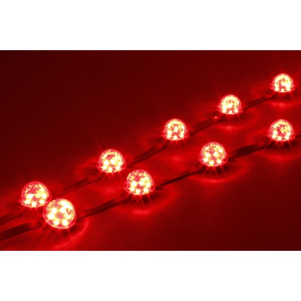 Module lumineux LED RVB+W 40mm haute luminosité DC24V IP67, source lumineuse ponctuelle LED avec contrôle DMX512