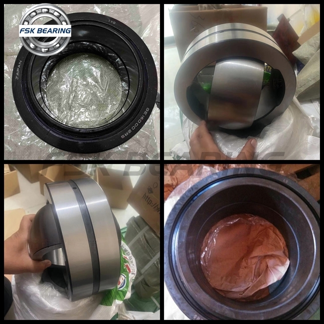 Large Size GAZ 208 SA Self-Lubricating Radial Joint Rods Spherical Bearings ID63.5mm OD100.01mm