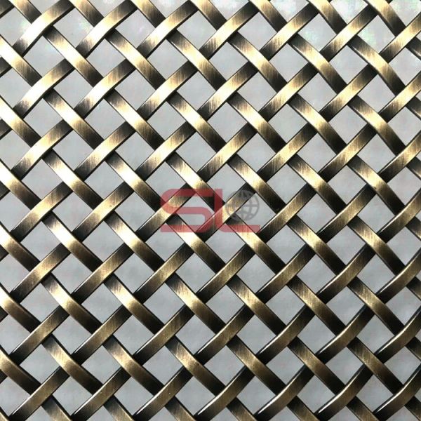 Customized Thickness Architectural Metal Mesh for Facade Cladding and Decorative Wall Panels