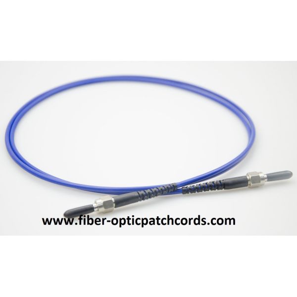 Cordón de remiendo de la fibra óptica de la silicona del laser del poder más elevado SMA905 SMA906 400nm 2200nm